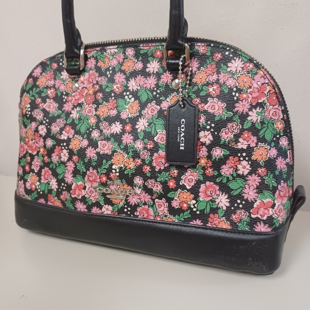Coach Sierra Satchel In Posey Cluster Floral Print - Picture 13 of 13